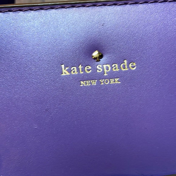 Kate Spade bow purple handbag - Picture 2 of 12